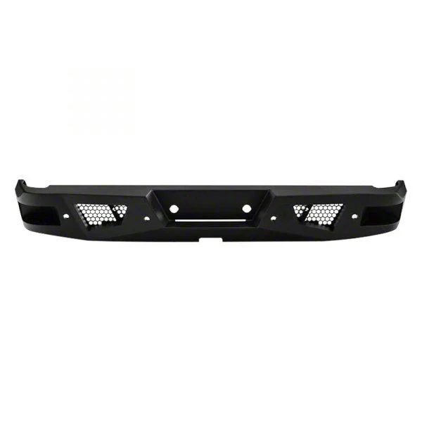 Armour Rear Bumper with LED Lights; Black (15-22 Colorado, Excluding ZR2)