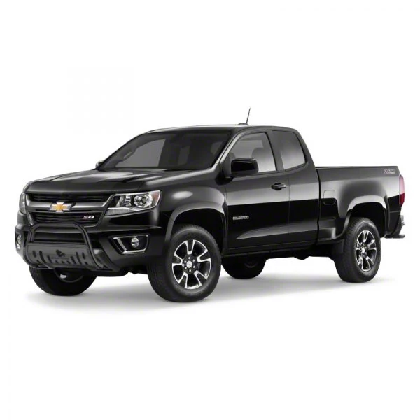 Bull Bar with Black Skid Plate; Black (15-22 Colorado, Excluding ZR2)
