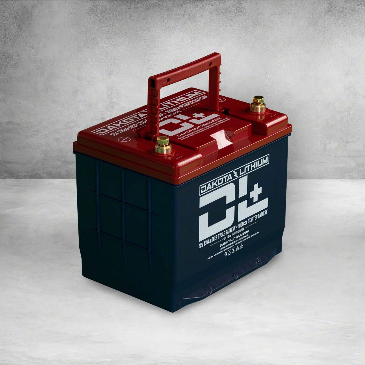 DL+ Starter and Deep Cycle Battery; 12v 135Ah (Universal; Some Adaptation May Be Required)