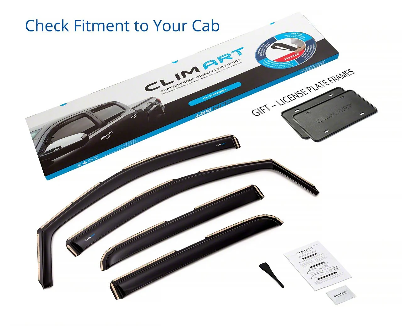 in-Channel Window Deflectors (15-22 Colorado Crew Cab)