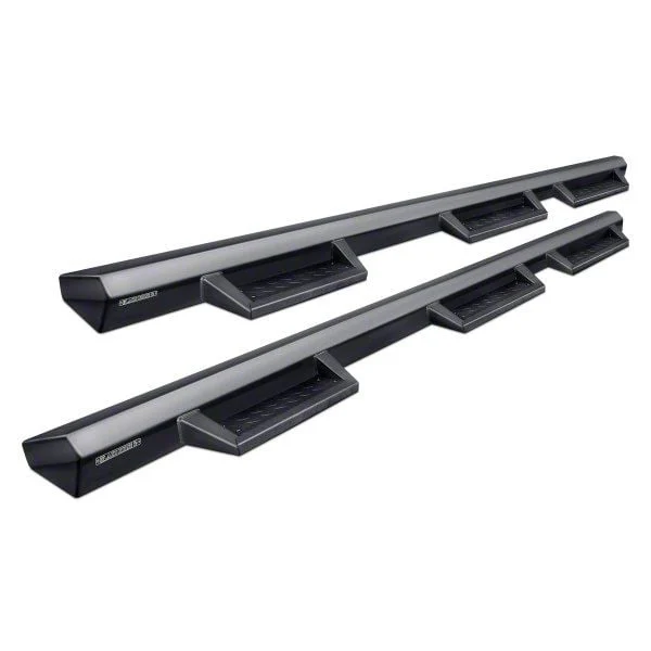 Superior Side Step Bars; Gloss Black (15-22 Colorado Crew Cab)
