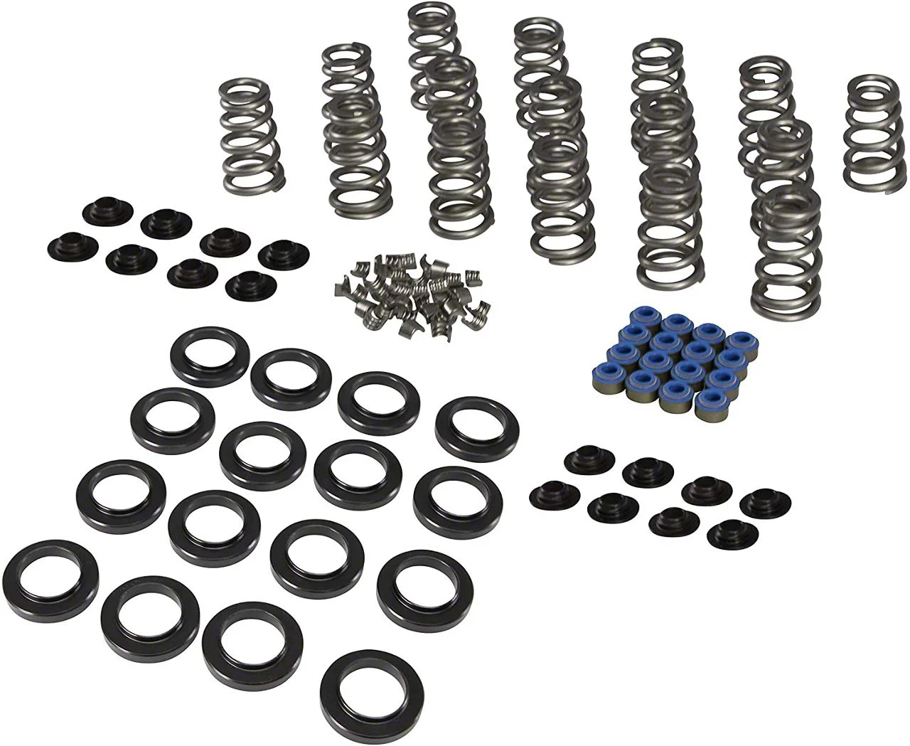 Comp Cams Conical Valve Springs with Chromemoly Retainers; 0.630-Inch Max Lift (09-23 5.7L HEMI Challenger)