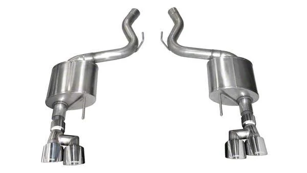 Corsa Performance Sport Axle-Back Exhaust with Polished Tips (18-23 Mustang GT Fastback w/o Active Exhaust)