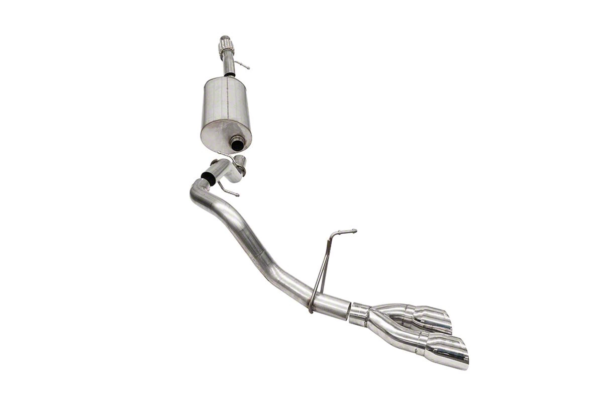 Corsa Performance Sport Single Exhaust System with Polished Tips; Side Exit (21-26 5.3L Yukon)