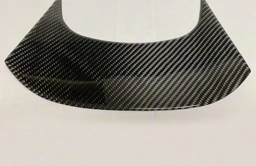 Console Rear Panel; Carbon Fiber (14-19 Corvette C7)