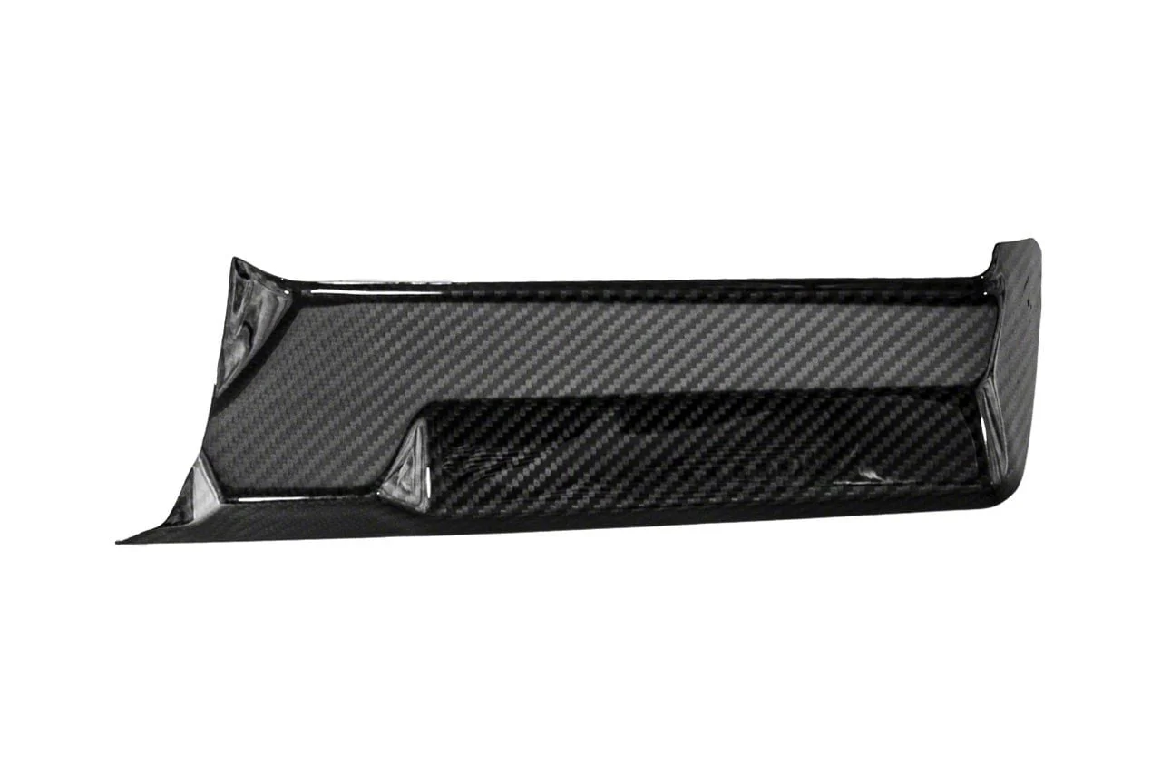 GPS Navigation Screen Cover; Carbon Fiber (20-25 Corvette C8)