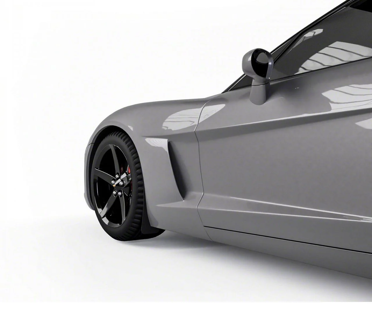 Mud Flaps; Front; Urban Camo Vinyl (05-13 Corvette C6)