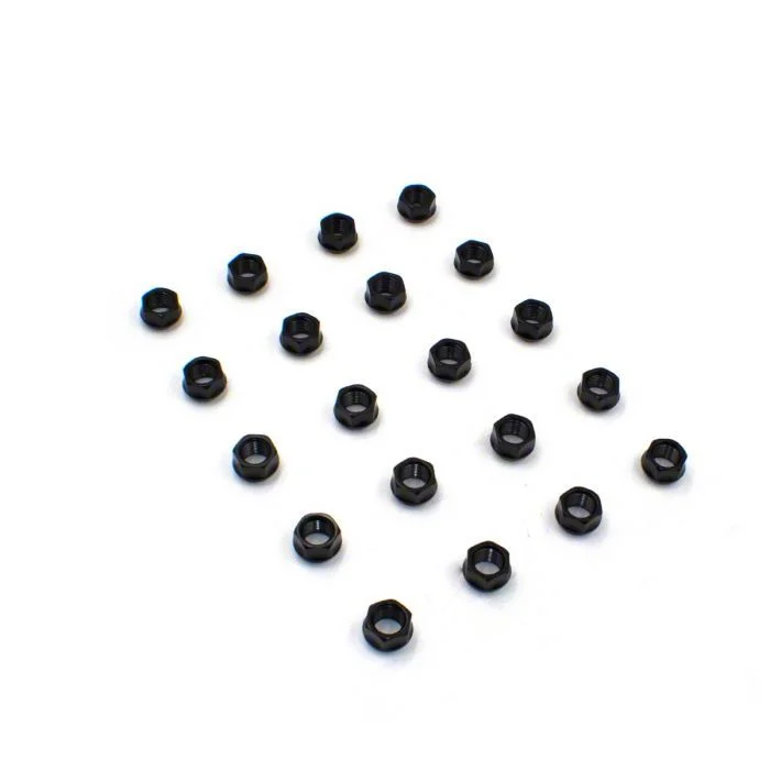 OE Bulge Black Acorn Lug Nut Kit; 3/4-Inch; Set of 20 (20-26 Corvette C8)