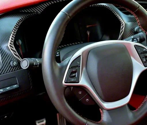 Speedometer Trim Cover; Carbon Fiber (14-19 Corvette C7)