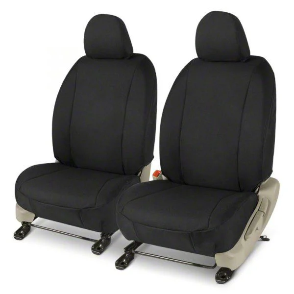 Covercraft Precision Fit Seat Covers Endura Custom Front Row Seat Covers; Black (19-23 Ranger Lariat)