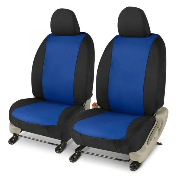 Covercraft Precision Fit Seat Covers Endura Custom Front Row Seat Covers; Blue/Black (19-23 Ranger Lariat)