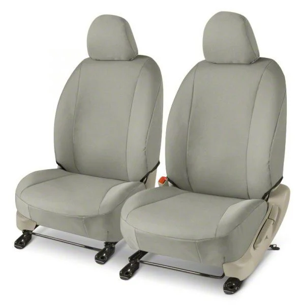 Covercraft Precision Fit Seat Covers Endura Custom Front Row Seat Covers; Silver (19-23 Ranger Lariat)