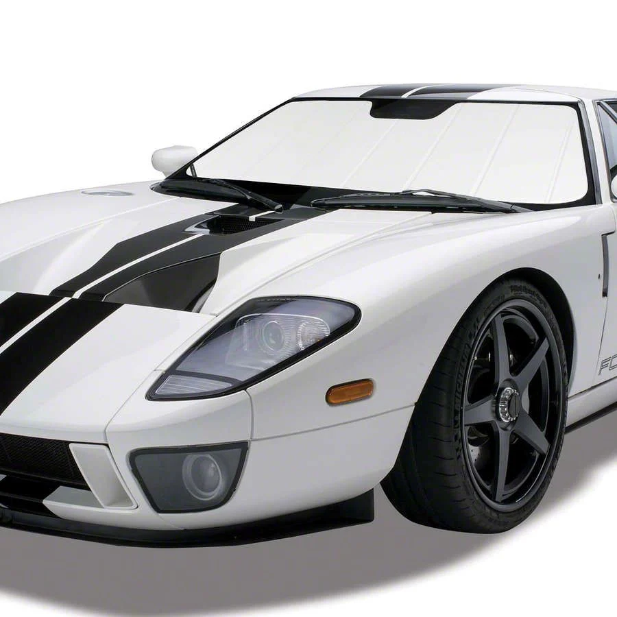 Covercraft UVS100 Heat Shield Premier Series Custom Sunscreen; White (07-13 Sierra 1500)