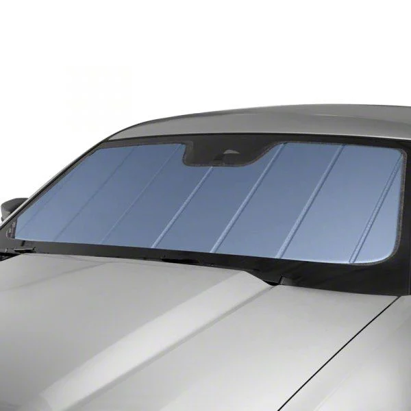 Covercraft UVS100 Heat Shield Custom Sunscreen; Blue Metallic (22-26 Silverado 1500 High Country, LT, LT Trail Boss, LTZ, RST, ZR2)
