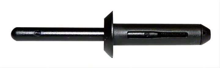Exterior Trim Fastener; Rivet; Plastic; Door Cladding; Front or Rear Fender Liners; Rear Fascia (06-10 Charger)