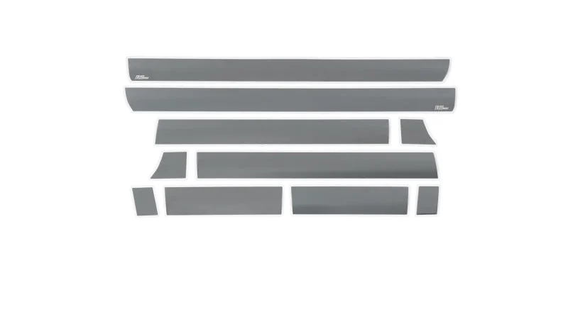 Putco 14-18 Chevy Silv LD - Standard Cab - 8ft Long Box (10pcs) Black Platinum Rocker Panels