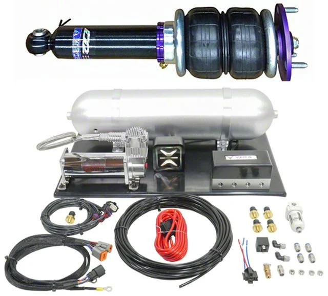 D2 Racing Air Struts with VERA AccuAir e+ Connect Pressure (06-10 RWD Charger)