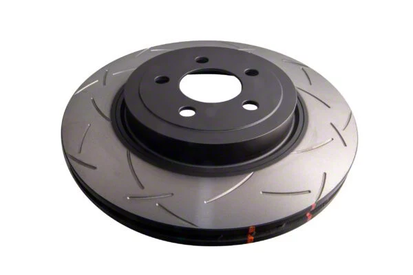 DBA 4000 Series T3 Slotted Rotor; Front (06-23 Charger w/ Dual Piston Front Calipers; 2014 Charger Pursuit w/ 345mm Front Rotors)