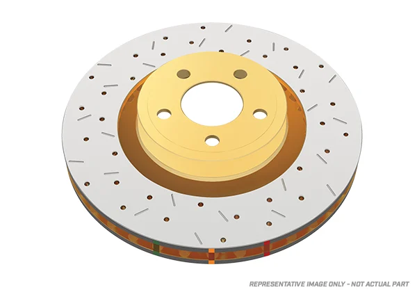2000-2009 Honda S2000 | DBA 4000 Series XS Cross-Drilled/Slotted Brake Rotor [Rear] | DBA4483XS