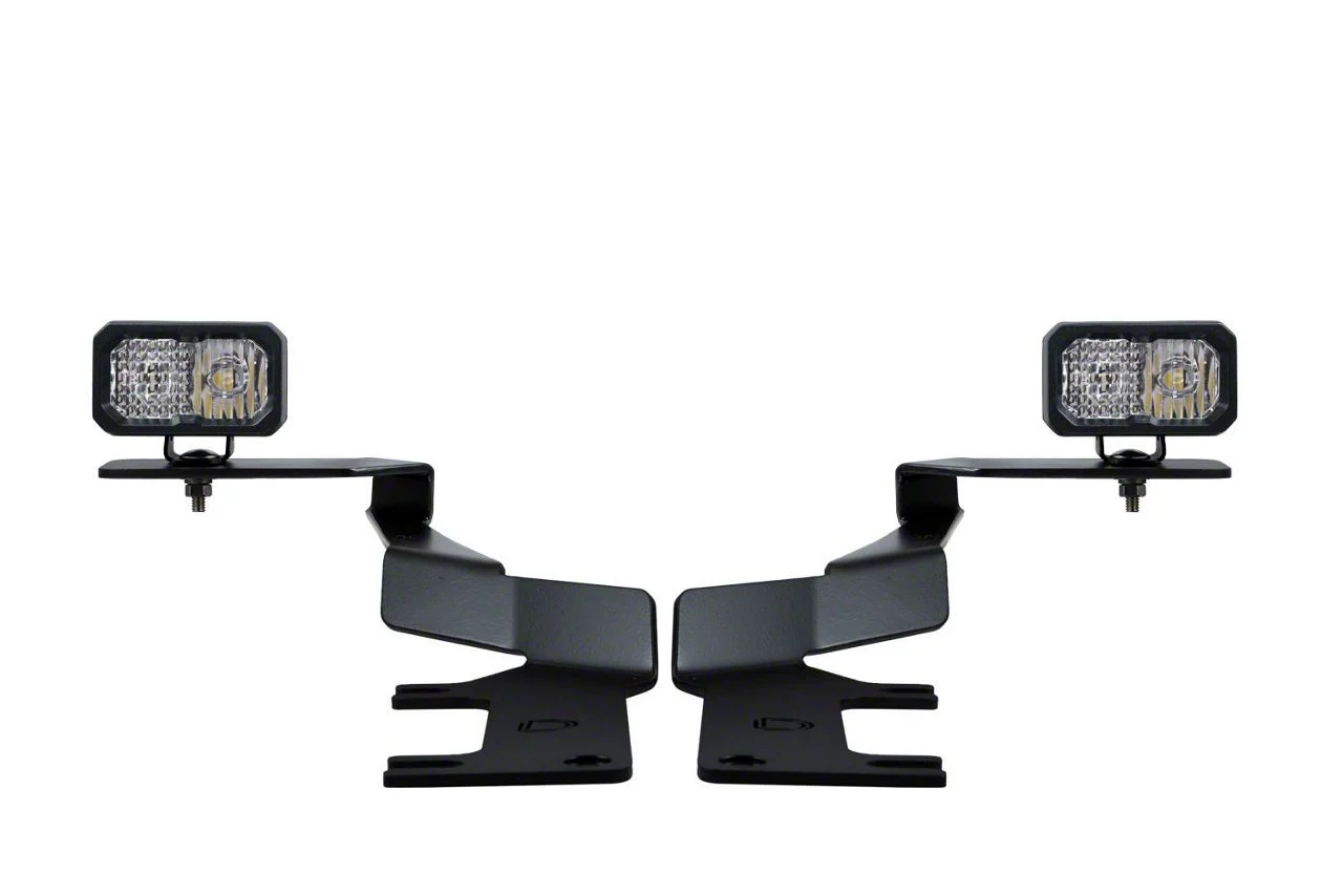 Diode Dynamics Stage Series C2 Pro LED Ditch Light Kit; White Combo (17-22 F-350 Super Duty)