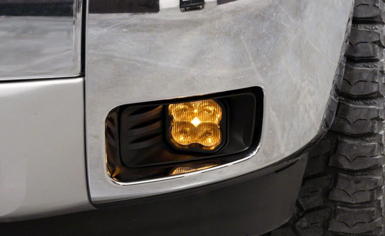 Diode Dynamics SS3 Max ABL Type CH LED Fog Light Kit; Yellow SAE Fog (07-14 Silverado 2500 HD)
