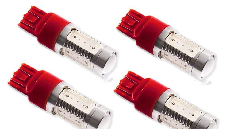 Diode Dynamics Red LED Tail Light Bulbs; 7443 HP11 (15-18 Silverado 3500 HD)
