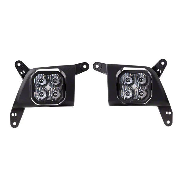 Diode Dynamics SS3 Sport Type SV2 LED Fog Light Kit; ABL White SAE Driving (20-23 Silverado 3500 HD)