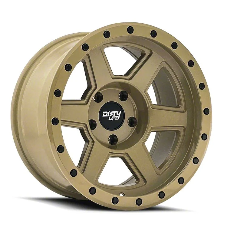 Dirty Life Compound Desert Sand 6-Lug Wheel; 22x11; -25mm Offset (07-14 Tahoe)