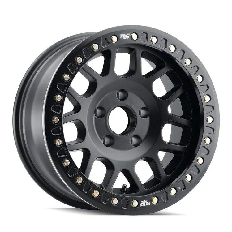 Dirty Life Mesa Race Matte Black 8-Lug Wheel; 17x9; -12mm Offset (07-10 Sierra 2500 HD)