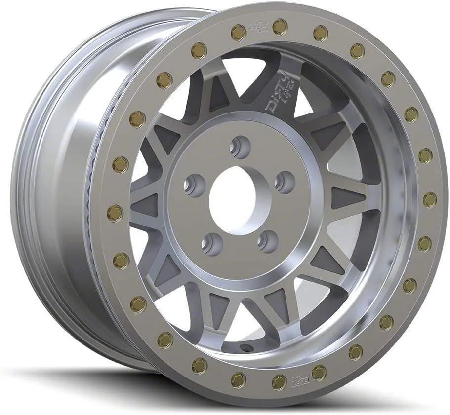 Dirty Life Roadkill Race Machined Beadlock 8-Lug Wheel; 17x9; -14mm Offset (07-10 Sierra 2500 HD)