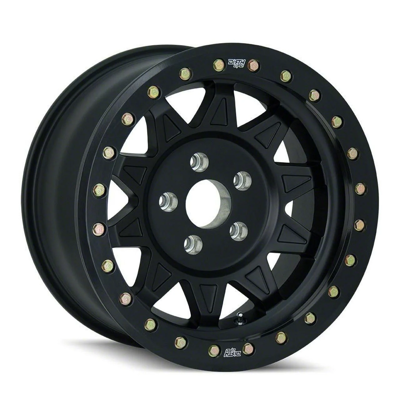 Dirty Life Roadkill Race Matte Black 8-Lug Wheel; 17x9; -14mm Offset (07-10 Sierra 2500 HD)