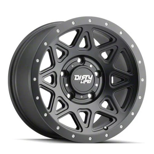 Dirty Life Theory Matte Black 8-Lug Wheel; 20x9; 0mm Offset (07-10 Sierra 2500 HD)