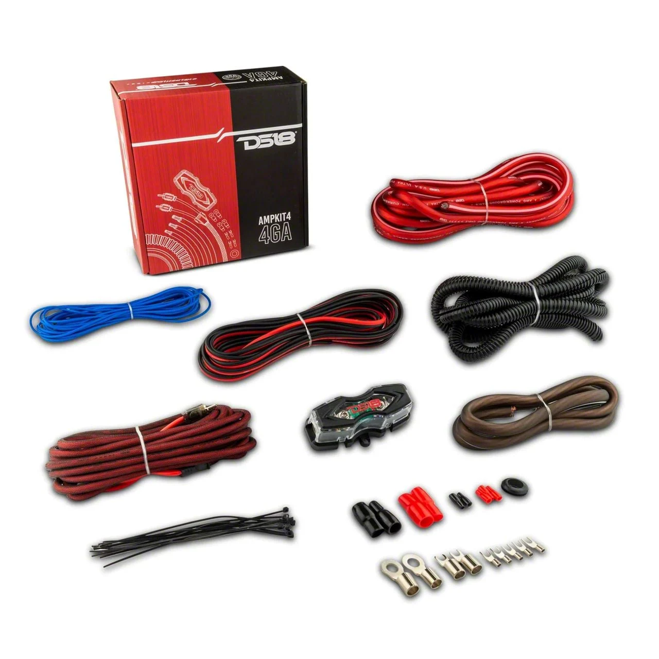 DS18 ZXI Front and Rear Amplified Speaker Package (09-18 RAM 1500)