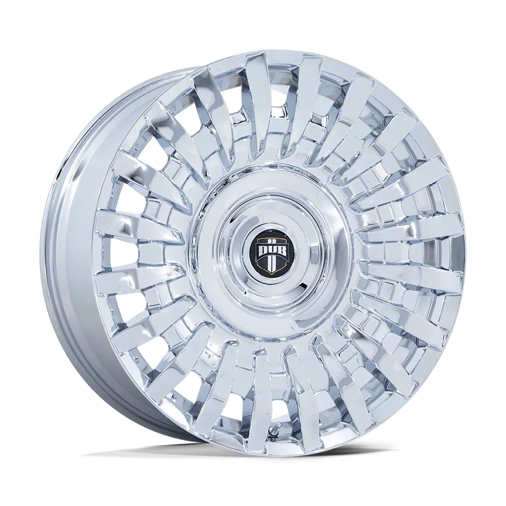 DUB Honcho Chrome Wheel; 22x9; 38mm Offset (21-26 Mustang Mach-E)