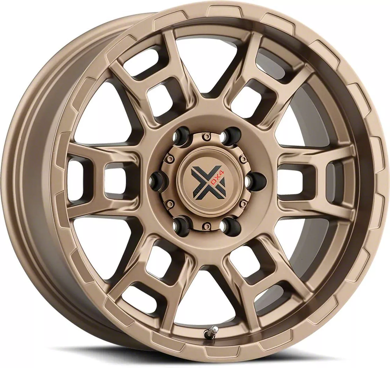 DX4 Wheels Beast Frozen Bronze 6-Lug Wheel; 17x8.5; 0mm Offset (15-20 Yukon)