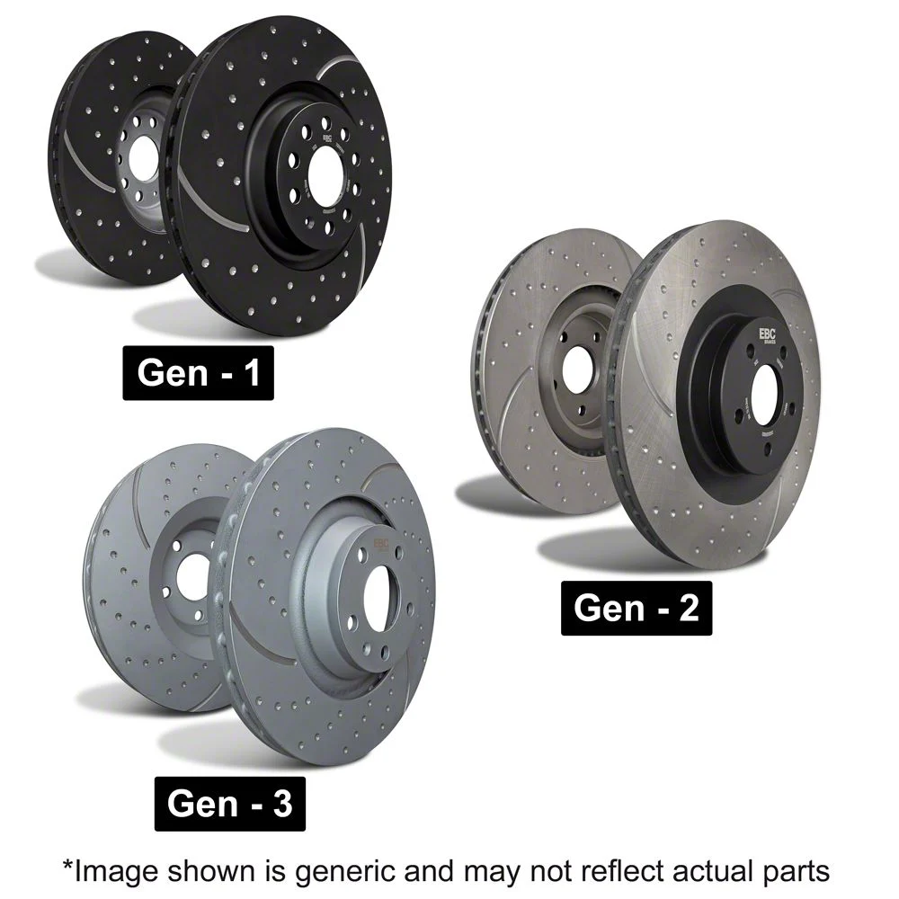 EBC Brakes GD Sport Slotted 8-Lug Rotors; Rear Pair (11-26 Sierra 3500 HD SRW)