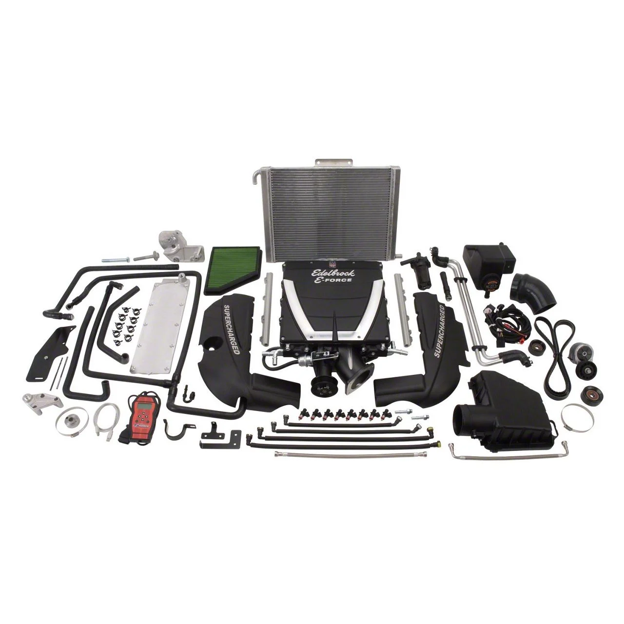Edelbrock Superchargers E-Force Stage 1 Street Supercharger Kit with Tuner (10-15 Camaro SS w/ Automatic Transmission)
