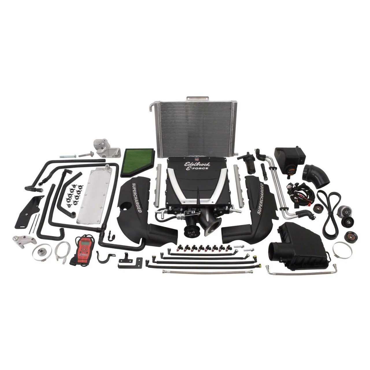 Edelbrock Superchargers E-Force Stage 1 Street Supercharger Kit with Tuner (10-15 Camaro SS w/ Manual Transmission)