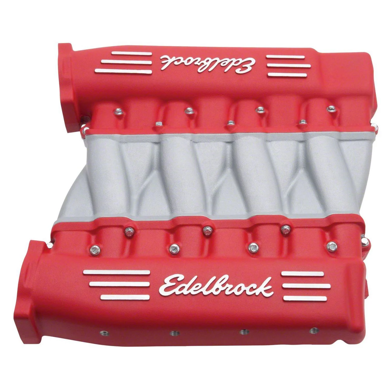 Edelbrock Cross-Ram Small Block LS3 Intake Manifold; Red (2008 6.2L Tahoe)