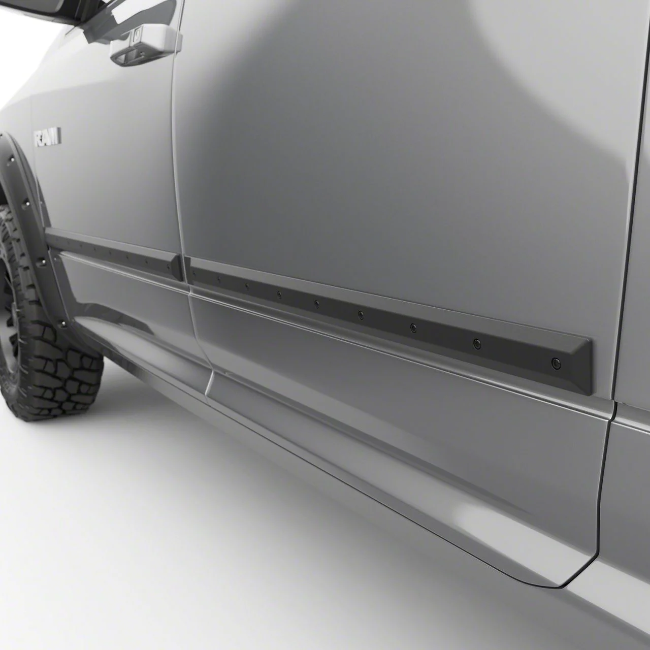 EGR Bolt-On Look Body Side Molding; Matte Black (14-18 Silverado 1500 Double Cab)