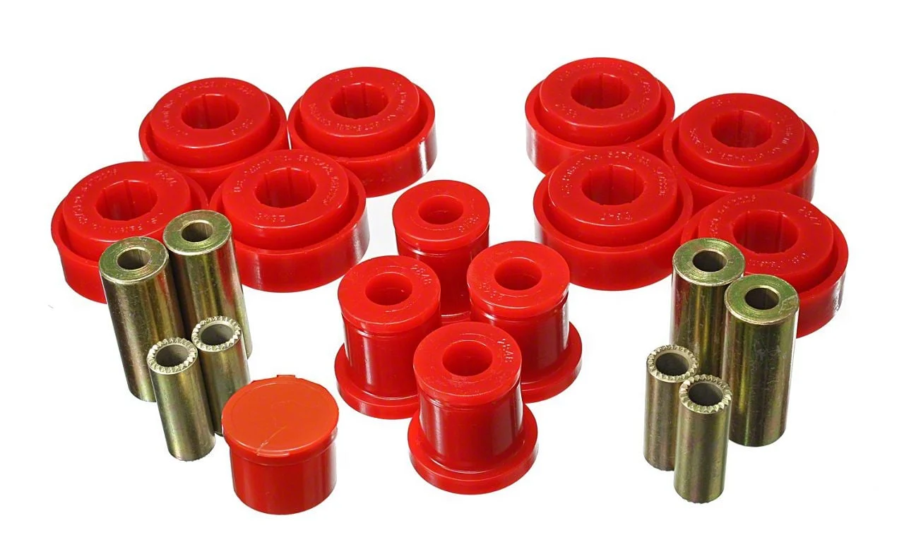 Front Control Arm Bushings; Black (08-10 Challenger)