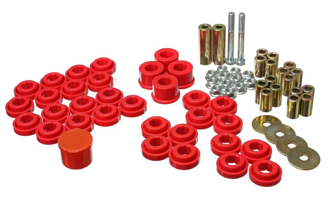 Rear Control Arm Bushings; Red (08-10 Challenger)