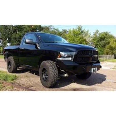 Expedition One Max Front Bumper with Hoop; Textured Black (13-18 RAM 1500, Excluding Rebel)