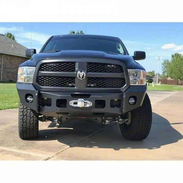Expedition One Ultra Front Bumper with Base Center Section; Bare Metal (13-18 RAM 1500, Excluding Rebel)