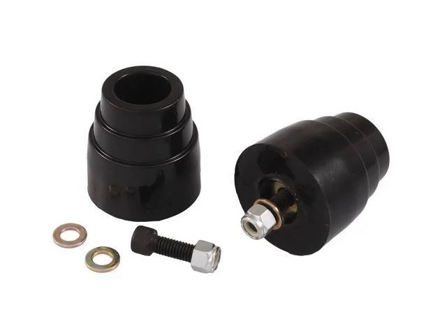 Rear Axle Overload Bumpers (Snubbers), Polyurethane, Black