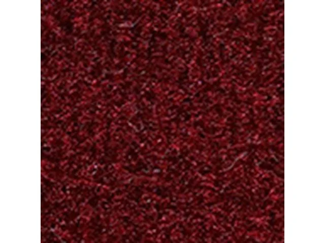 CARPET, CUT PILE NYLON, MAROON, MOLDED, COMPLETE