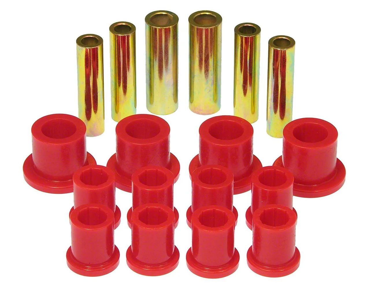 Rear Leaf Spring Bushings; Red (04-08 F-150)