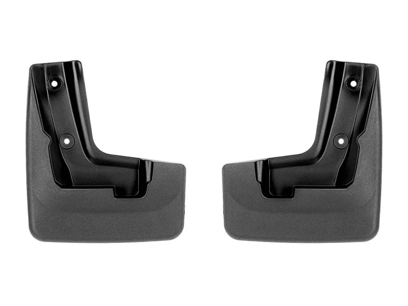 WeatherTech 18-23 Subaru Crosstrek No Drill Mudflaps Front Pair - Black