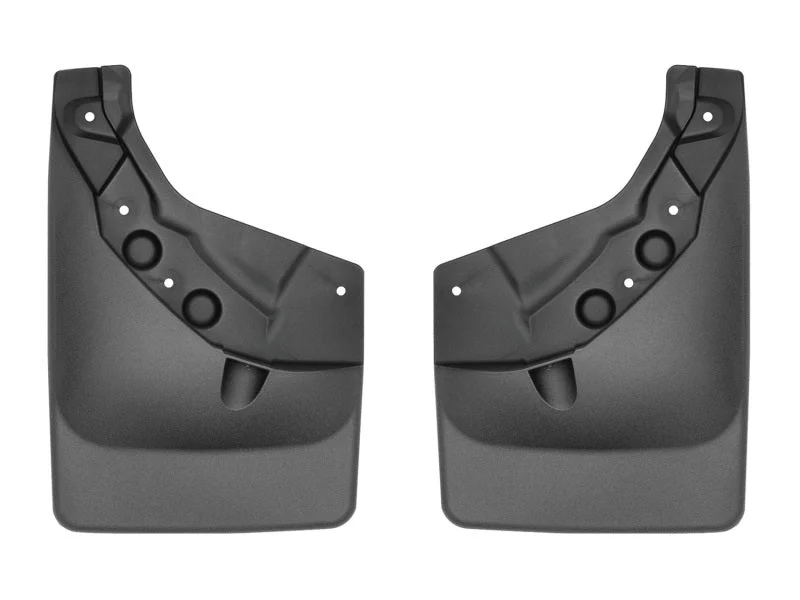 WeatherTech 24-25 Toyota Tacoma w/Fender Flares Rear No Drill MudFlaps - Black