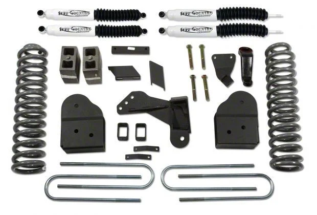 Tuff Country 4-Inch Suspension Lift Kit with SX8000 Shocks (17-19 4WD 6.2L F-250 Super Duty)